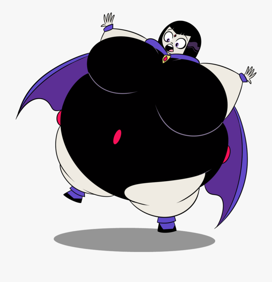 Round Raven By Altzegoz Round Raven By Altzegoz - Teen Titans Go Raven Inflation, Transparent Clipart