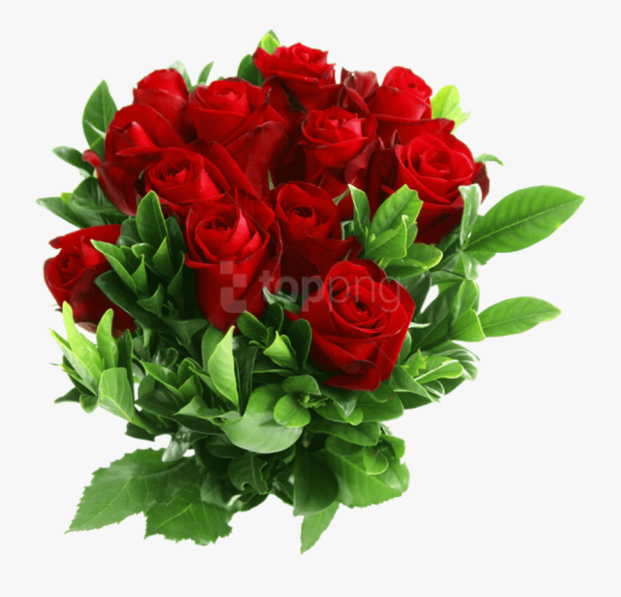 Red Rose Clipart - Red Rose Bouquet Png, Transparent Clipart