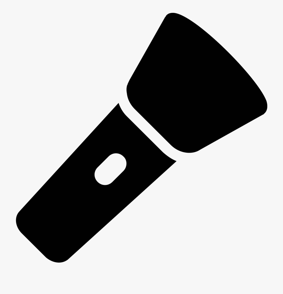 Transparent Flashlight Clip Art - Flashlight Icon Png, Transparent Clipart