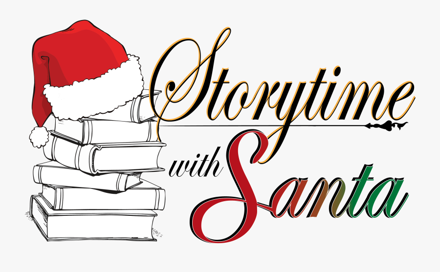 Transparent Santa Png - Story Time With Santa, Transparent Clipart