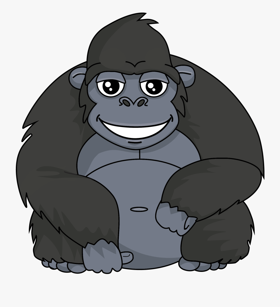 Gorilla Clipart Mountain Gorilla - Gorilla Clipart Png, Transparent Clipart