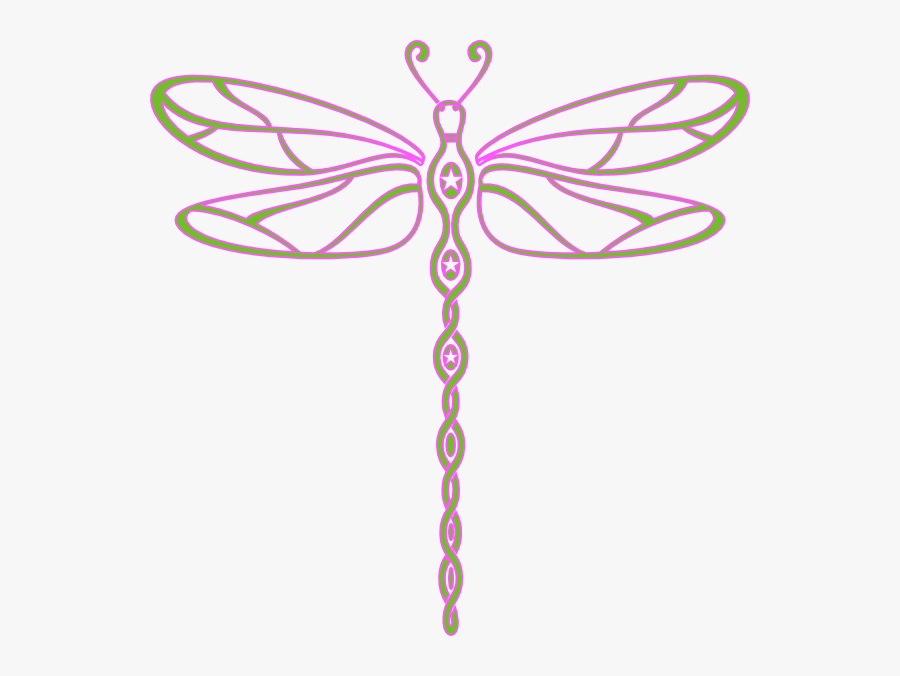 Free Dragonfly Clipart Black And White, Transparent Clipart