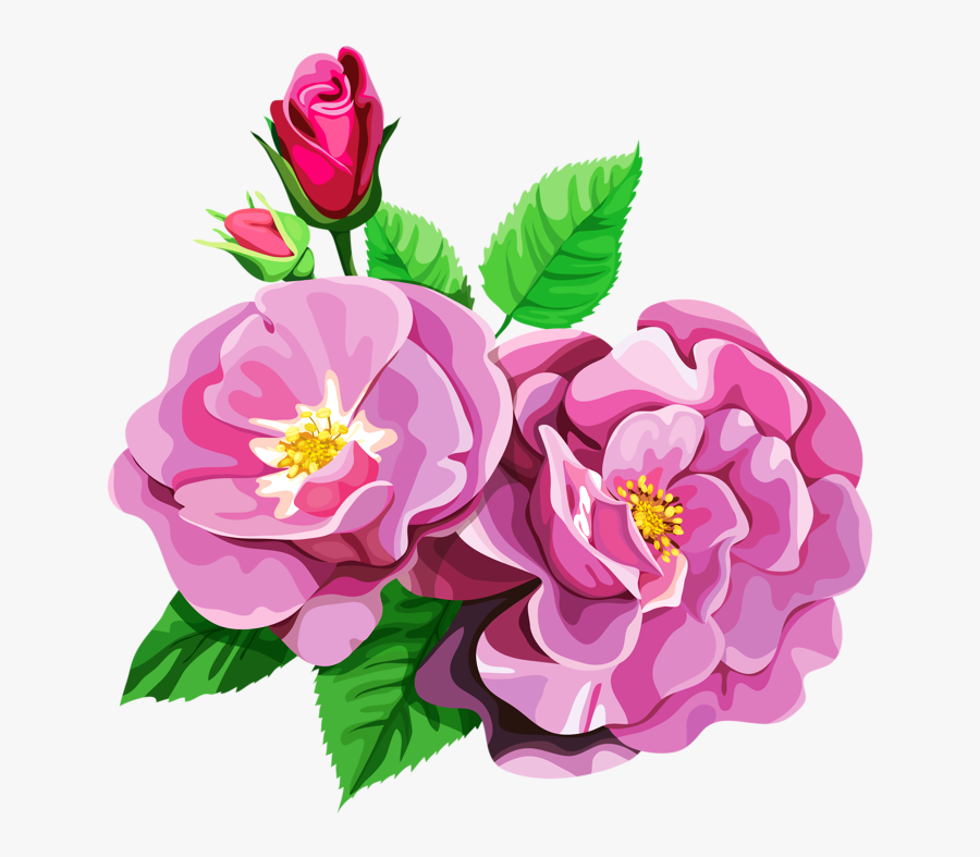 Rose Bouquet Cli̇part Transparent - Desert Rose Clip Art, Transparent Clipart
