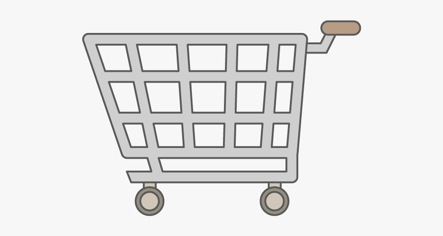 Shopping Cart, Transparent Clipart