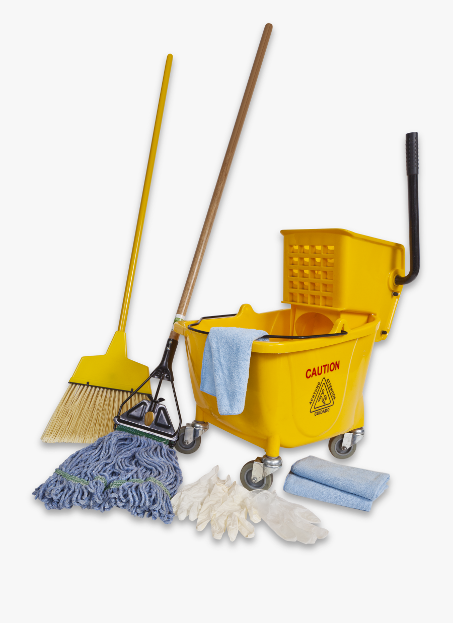 Transparent Mop Clipart - Floor Cleaning Equipment Clipart, Transparent Clipart