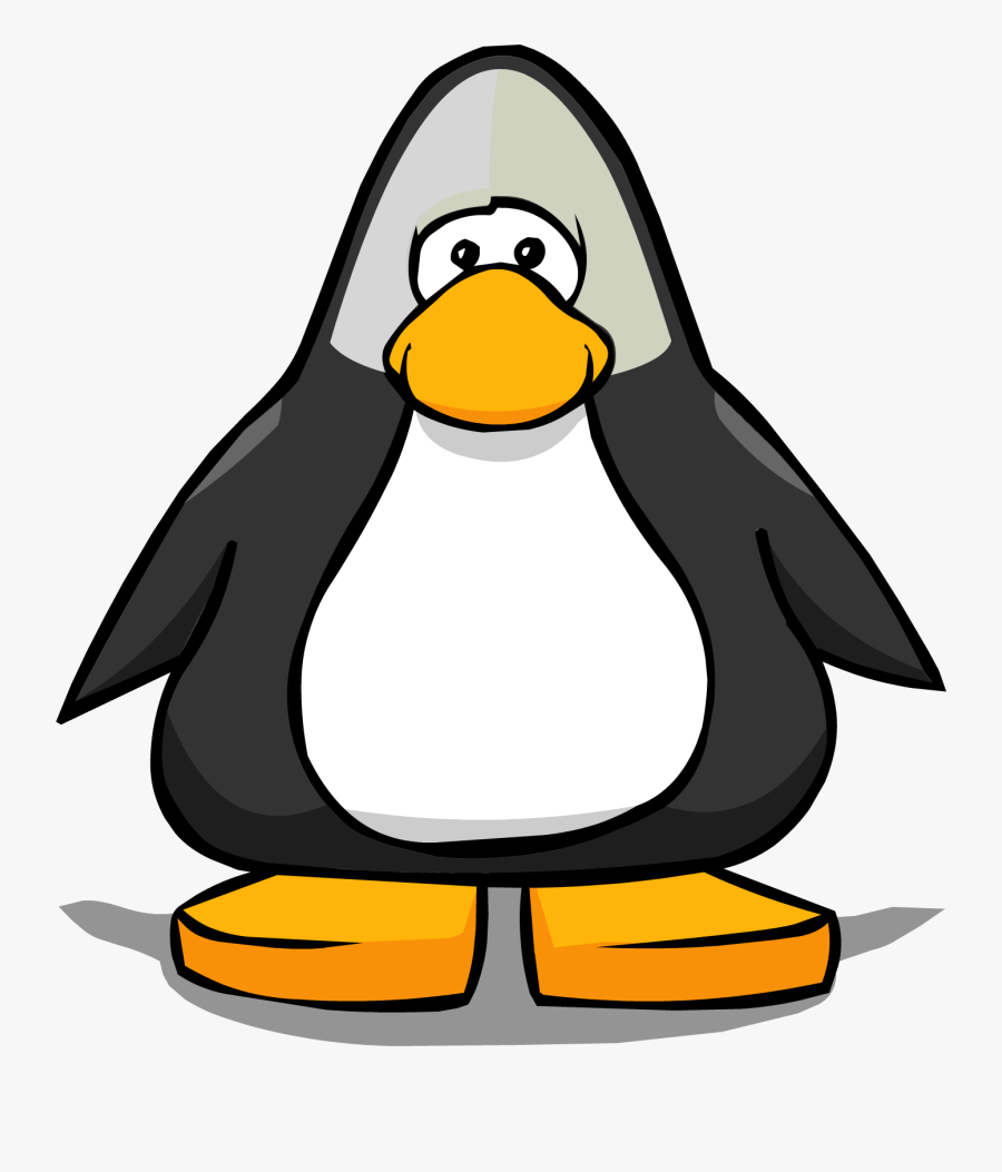 White Face Paint From A Player Card - Club Penguin Yellow Penguin, Transparent Clipart