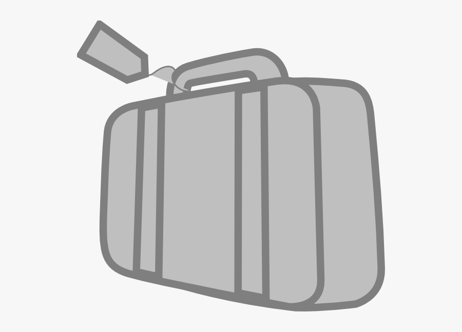 White Suitcase Png, Transparent Clipart