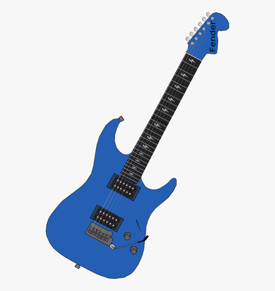 Blue Electric Guitar Png , Free Transparent Clipart - ClipartKey