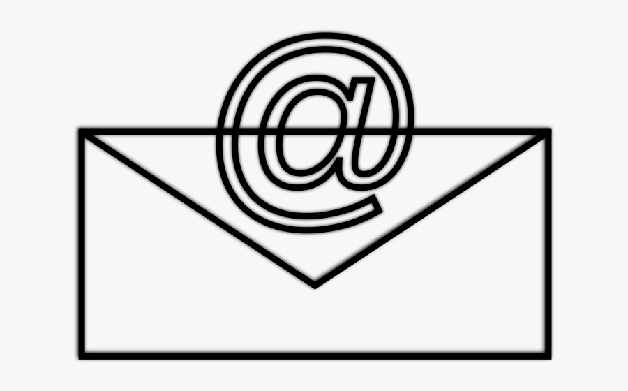 Email Clipart Black And White , Transparent Cartoons - Email Not Working, Transparent Clipart