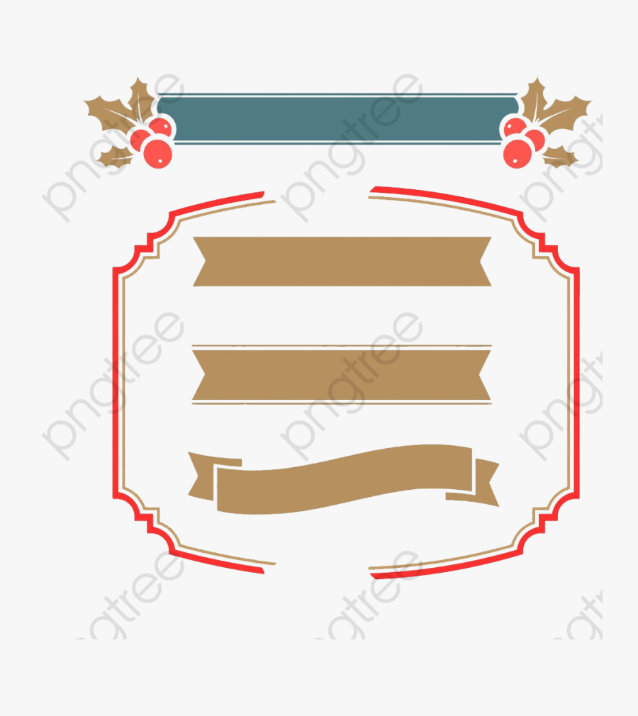 Border Border, Christmas Border, Ribbon, Leaf Png Transparent - Portable Network Graphics, Transparent Clipart