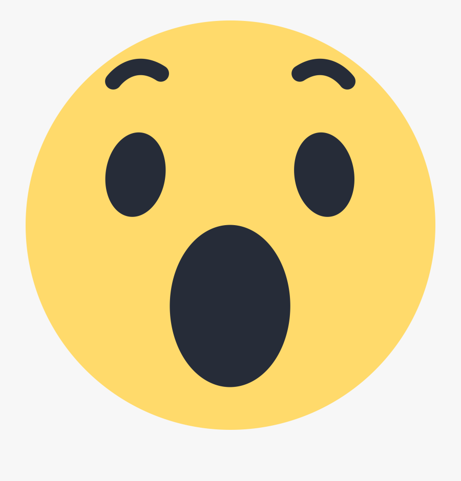 Facebook Wow Emoji Like Png - Facebook Wow Emoji Png, Transparent Clipart