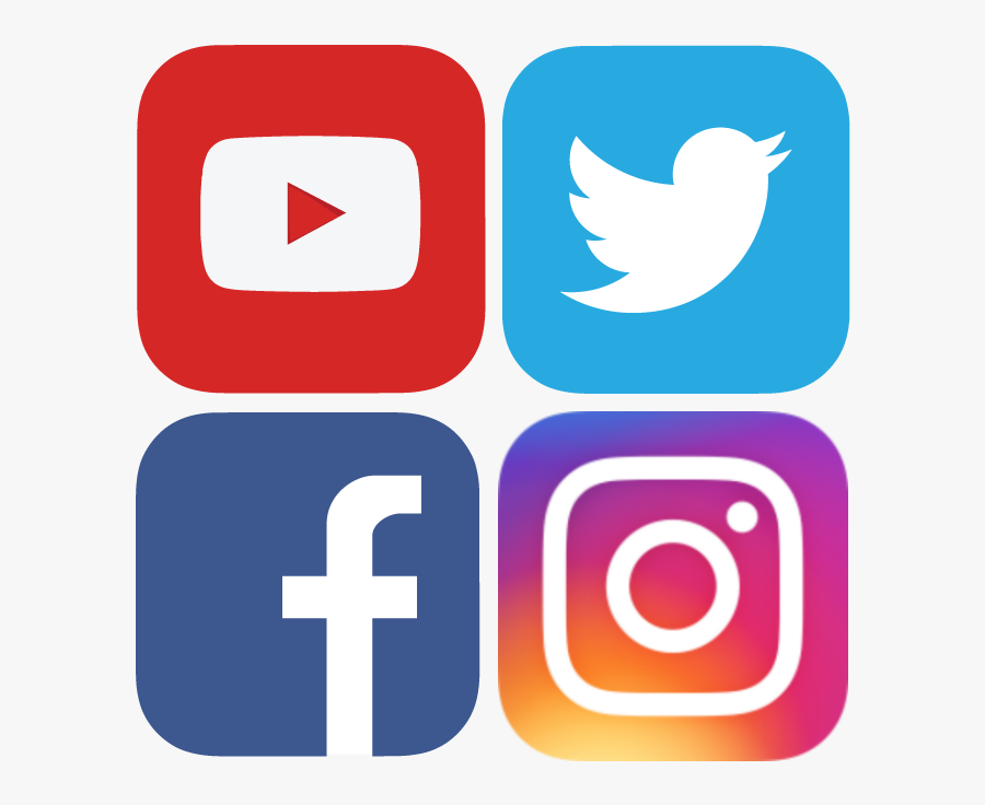 Clip Art Facebook And Instagram Icons - Facebook Instagram Youtube Logo