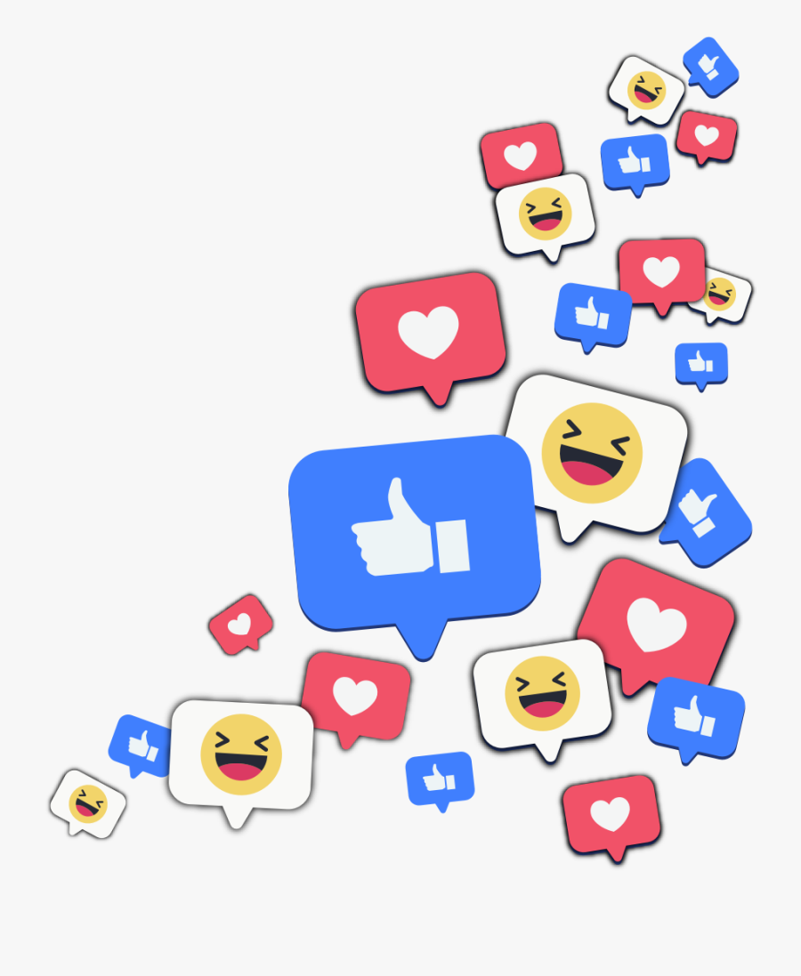 Social Media, Transparent Clipart