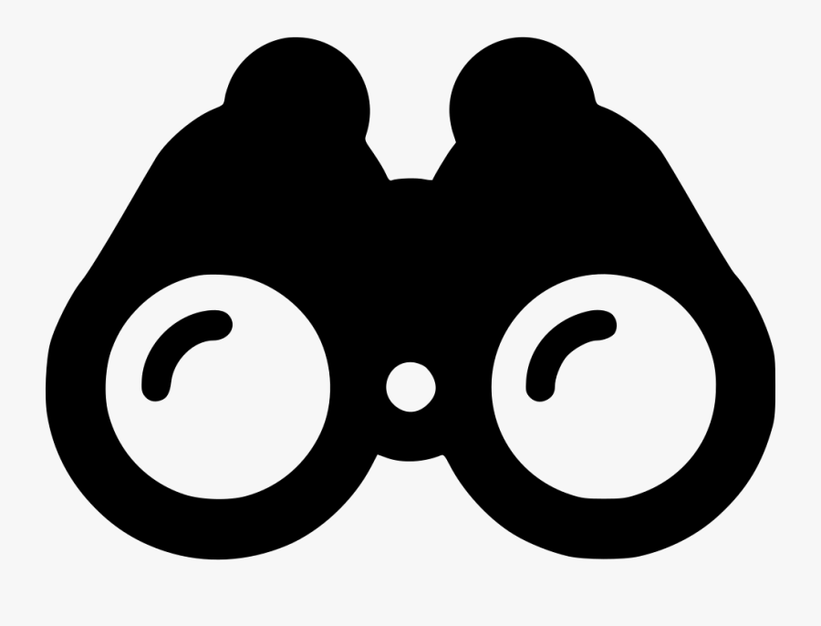 Find Search Binoculars - Binoculars Cartoon Png Black And White, Transparent Clipart