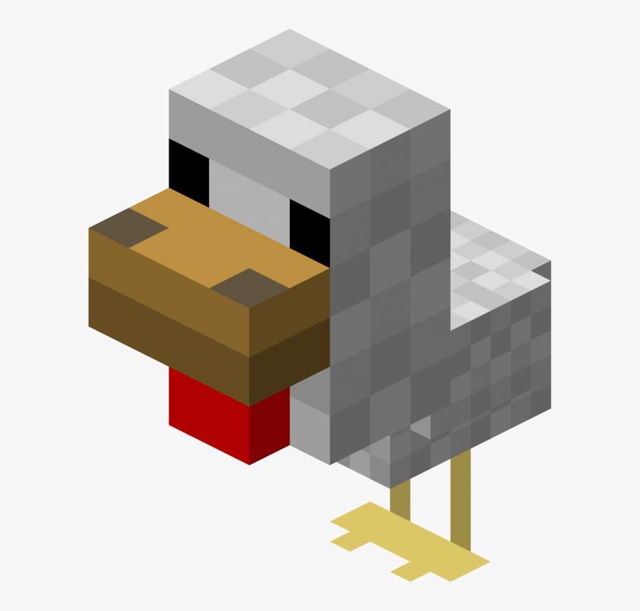 Minecraft Chicken Free Transparent Clipart Clipartkey