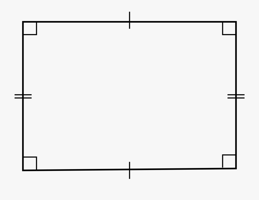 Rectangle Wikipedia Segi Empat Sama Sisi  Free 