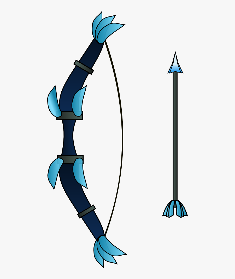 Preview - Ice Bow And Arrow, Transparent Clipart