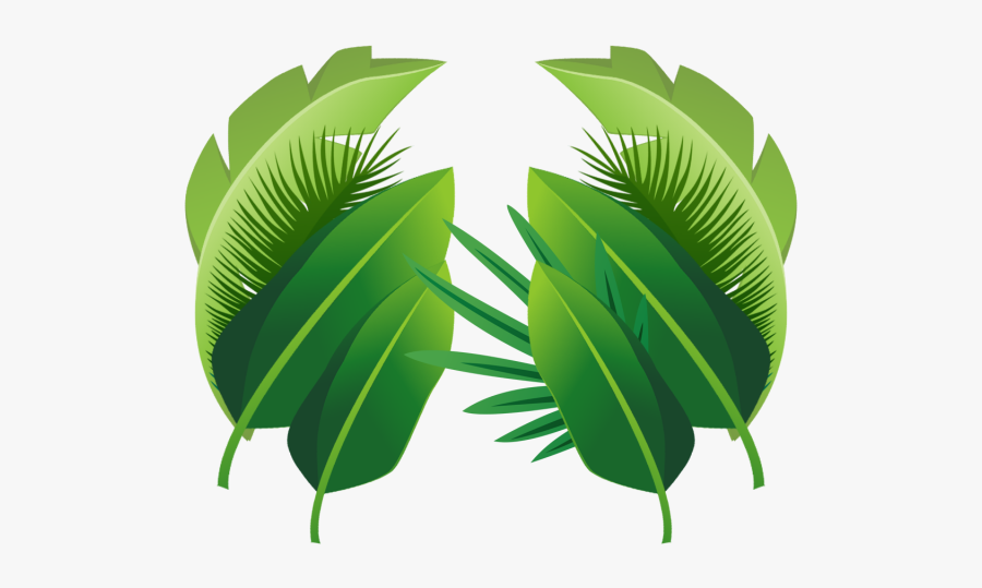 Clip Art Planta De Folhas Arquivo - Transparent Background Tropical Leaf Png, Transparent Clipart
