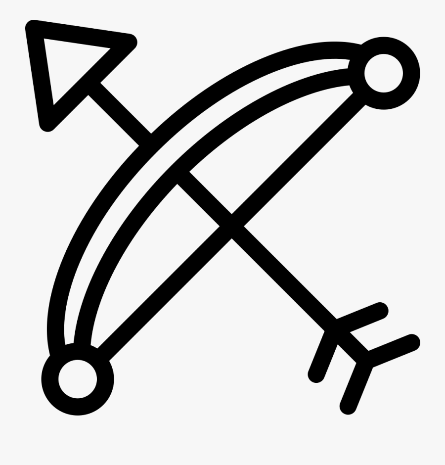 Transparent Bow And Arrow Png - Eros Symbol Bow And Arrow, Transparent Clipart