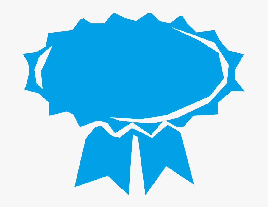 Transparent Prize Ribbon Png - Blue Award Ribbon Transparent, Transparent Clipart