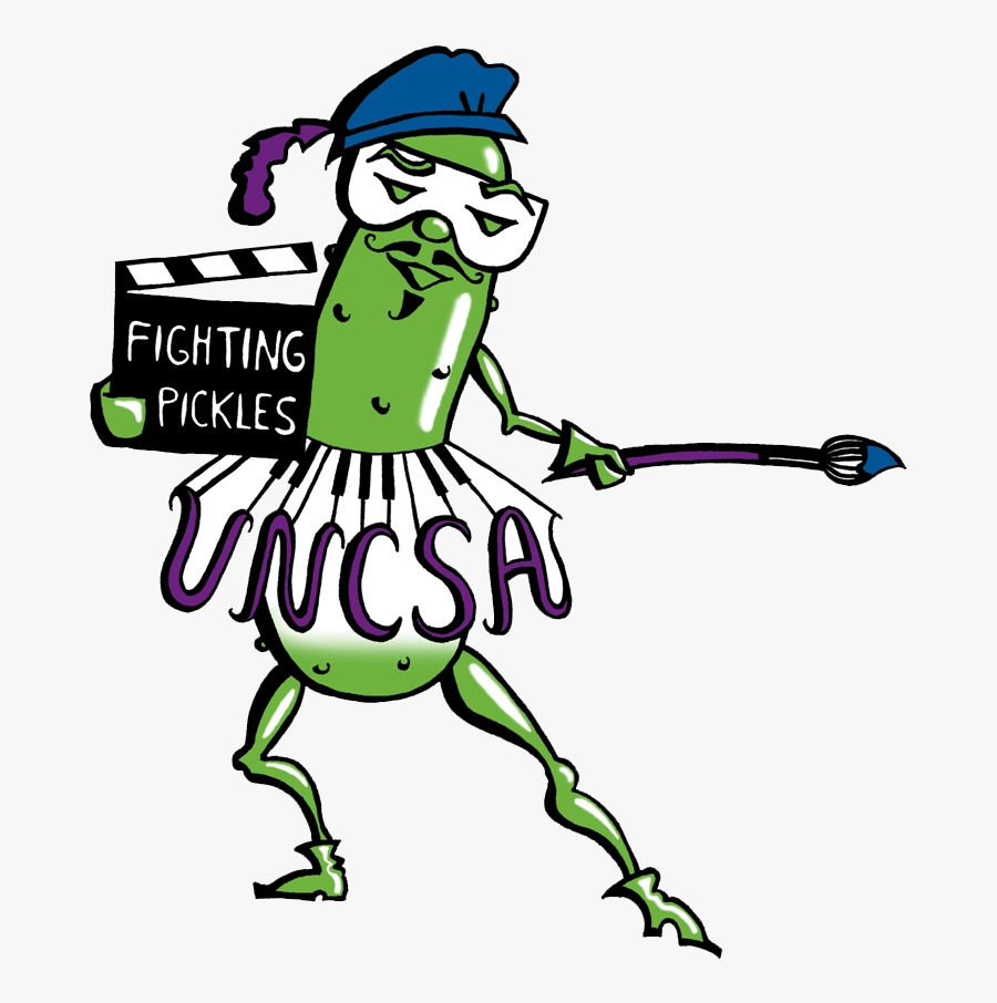 Uncsa Fighting Pickle Clipart , Png Download - Uncsa Fighting Pickles, Transparent Clipart