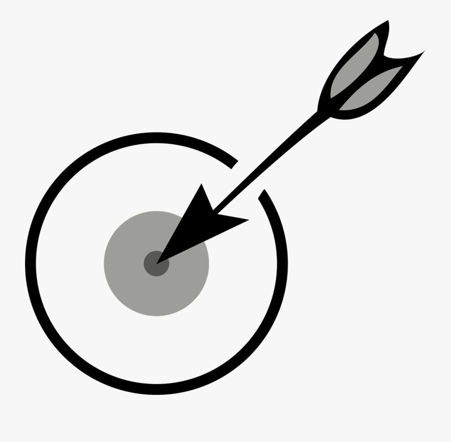 Transparent Archery Target Png - Archery Black And White Png, Transparent Clipart