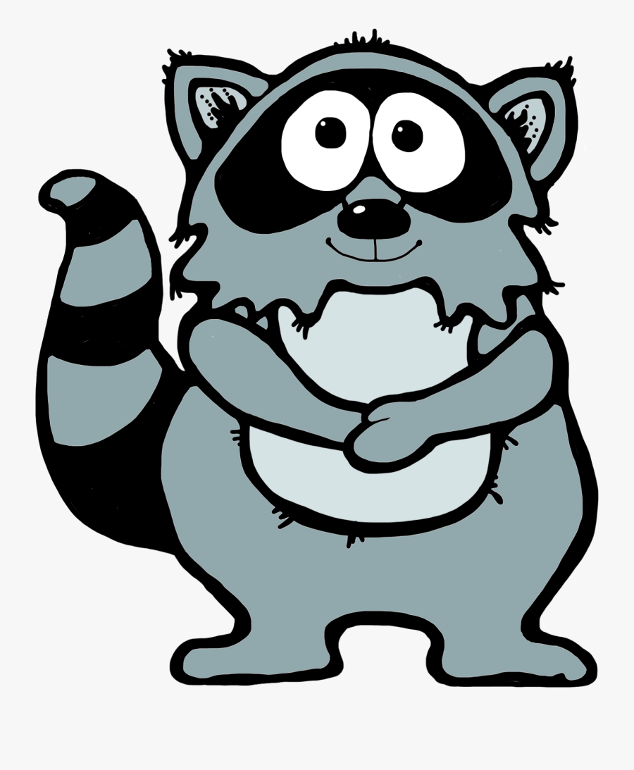 Raccoon Clip Art Submited Images - Cartoon Raccoon Free Clipart, Transparent Clipart
