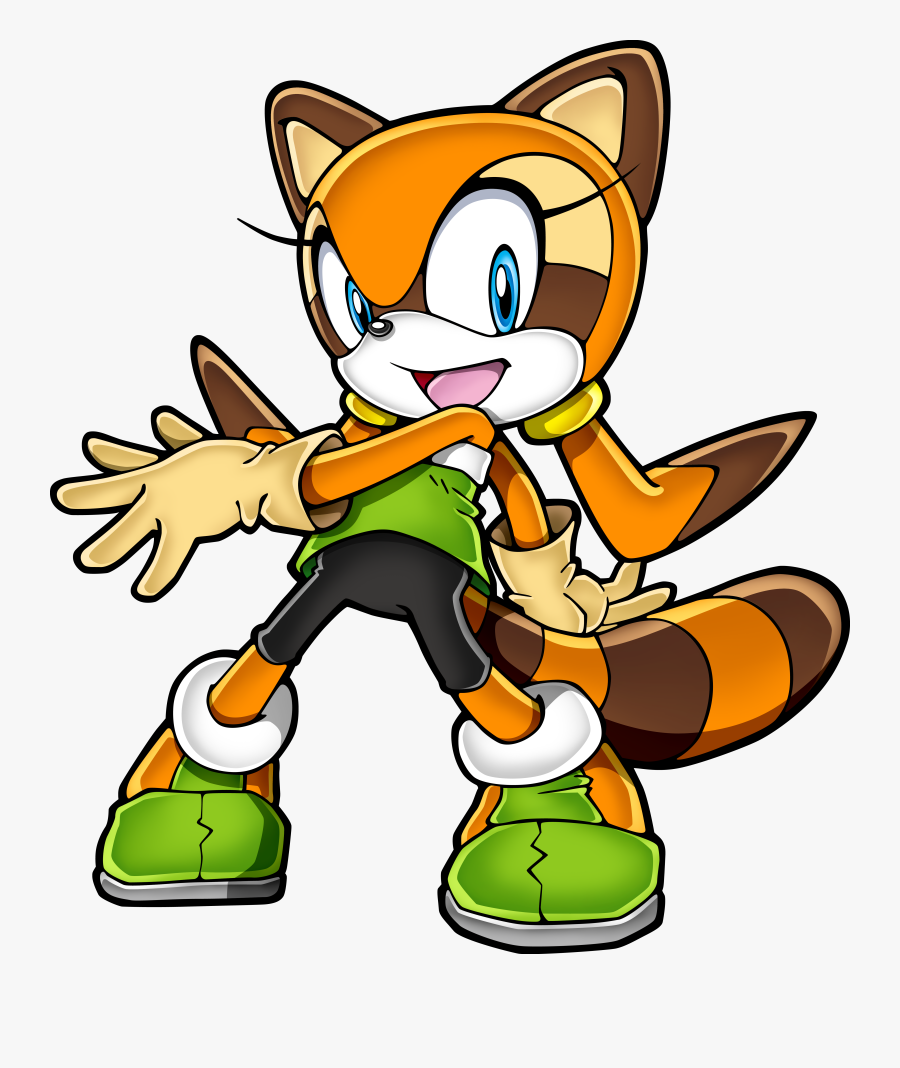 Marine The Raccoon Clipart , Png Download - Marine Sonic The Hedgehog ...