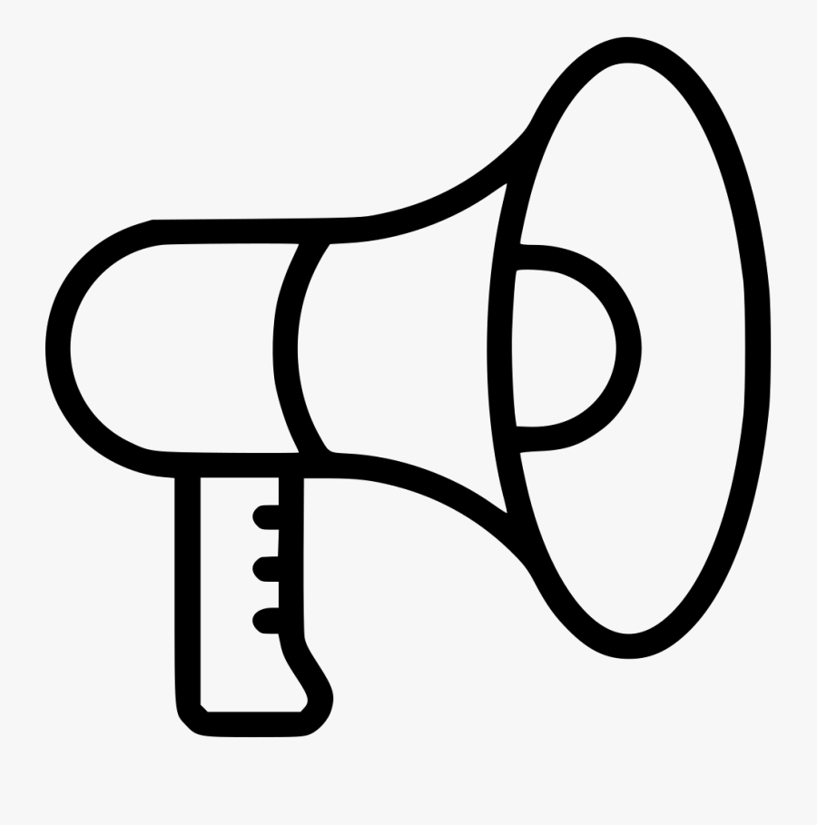 Megaphone Speaker Talk Advertise Loud Promote Svg Png - Advertise Icon Png, Transparent Clipart