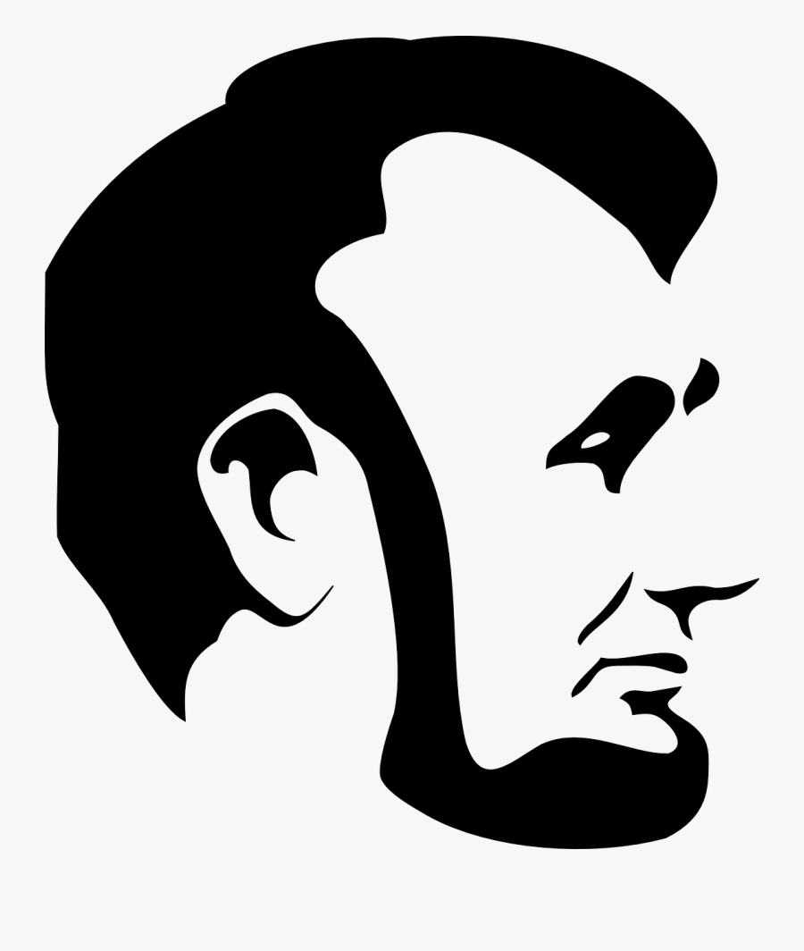 Abraham Lincoln, President, United States, Usa - Abraham Lincoln Silhouette Png, Transparent Clipart