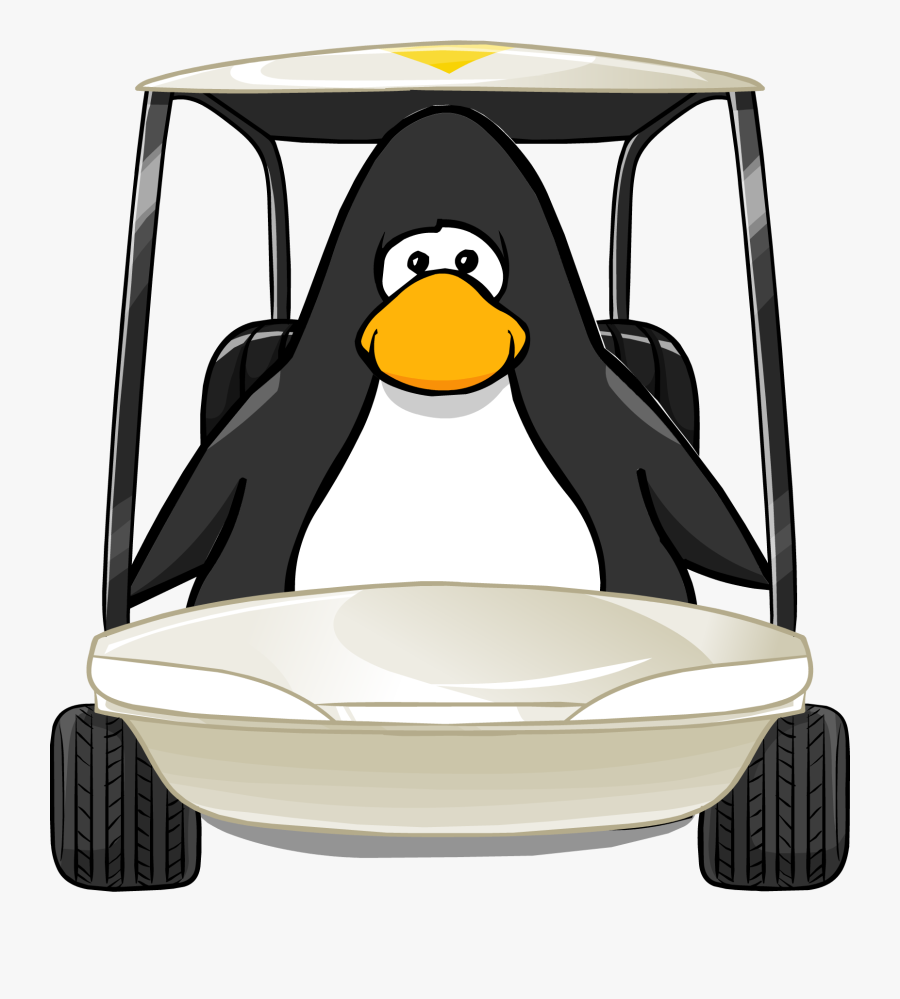 Golf Cart Image Free - Penguin With Top Hat, Transparent Clipart