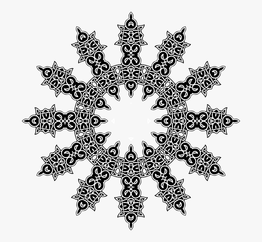 Visual Arts,flower,symmetry - 12 Point Spur Rowels, Transparent Clipart