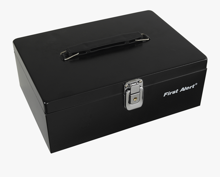 Steel Cash Box, Black - Combination On Steel Box, Transparent Clipart