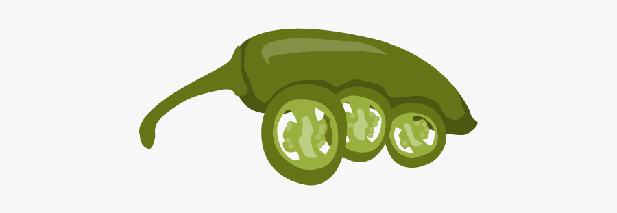 Jalepeño Pepper - Serrano Pepper, Transparent Clipart