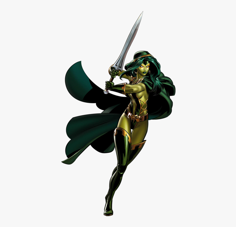 This Png File Is About Guardians Of The Galax - Marvel Ultimate Alliance Gamora, Transparent Clipart