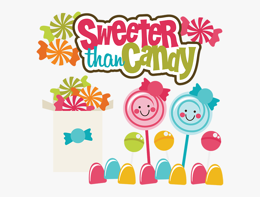 Free Candyland Clipart - You Re Sweeter Than Candy, Transparent Clipart