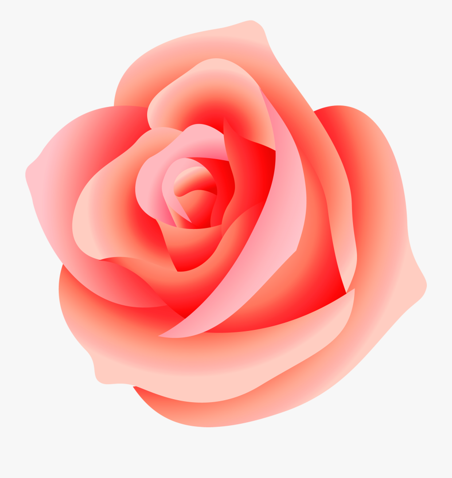 Large Rose Png Picture - Transparent Background Peach Rose Png, Transparent Clipart