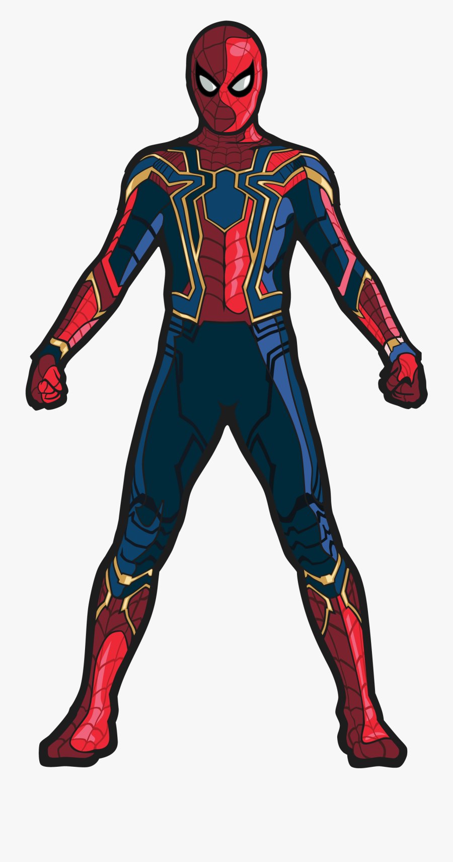 Iron Spider Drawing Step By Step , Free Transparent Clipart - ClipartKey