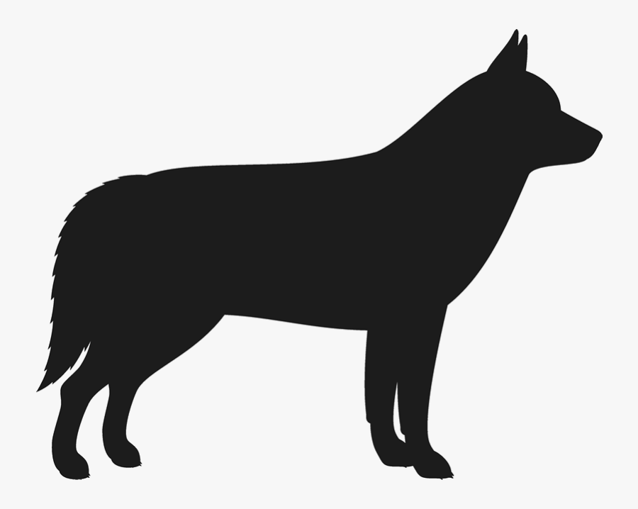 Husky Dog Silhouette At Getdrawings - French Bulldog Black Silhouette, Transparent Clipart