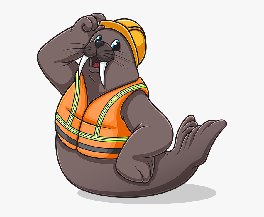 Art,fictional Character - Walrus Animation Png, Transparent Clipart