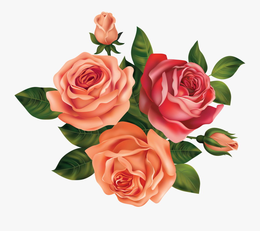 Rose Flower Clip Art Beautiful Roses Clipart Image - Rose Flowers Clipart, Transparent Clipart