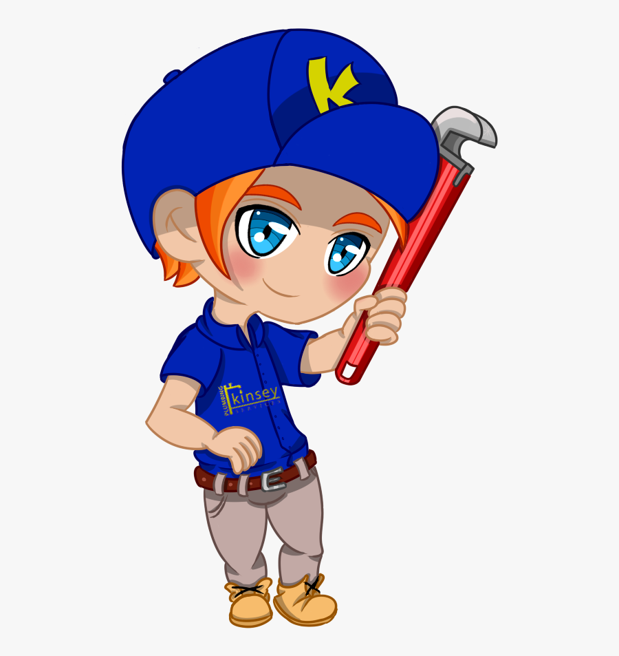 Kinsey Plumbing Services Animated - Cartoon, Transparent Clipart