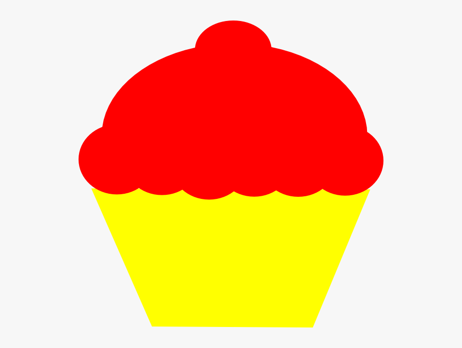 Cupcakes Red White Clipart, Transparent Clipart