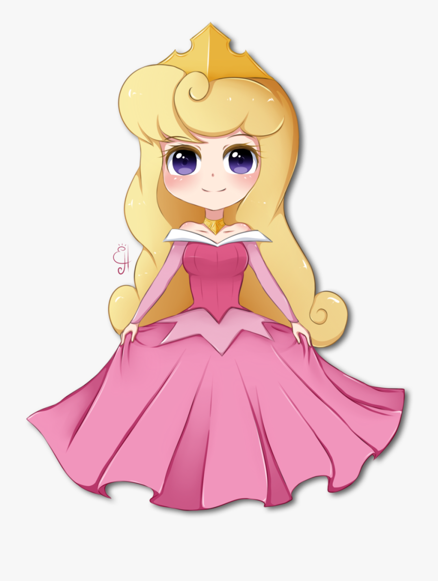 Graphic Transparent Sleeping Beauty Png Transparent - Princess Aurora Chibi, Transparent Clipart