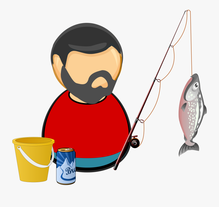 Silhouette Of Fisherman At Getdrawings - Clipart Fisherman Png, Transparent Clipart