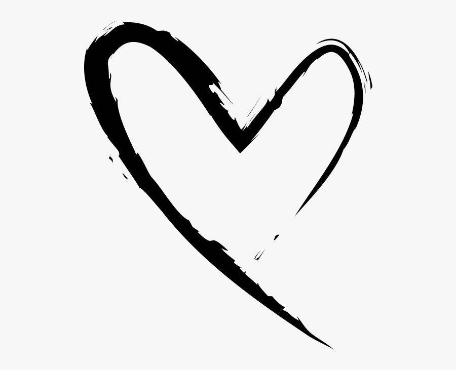 Hand Drawn Heart - Hand Drawn Heart Png, Transparent Clipart