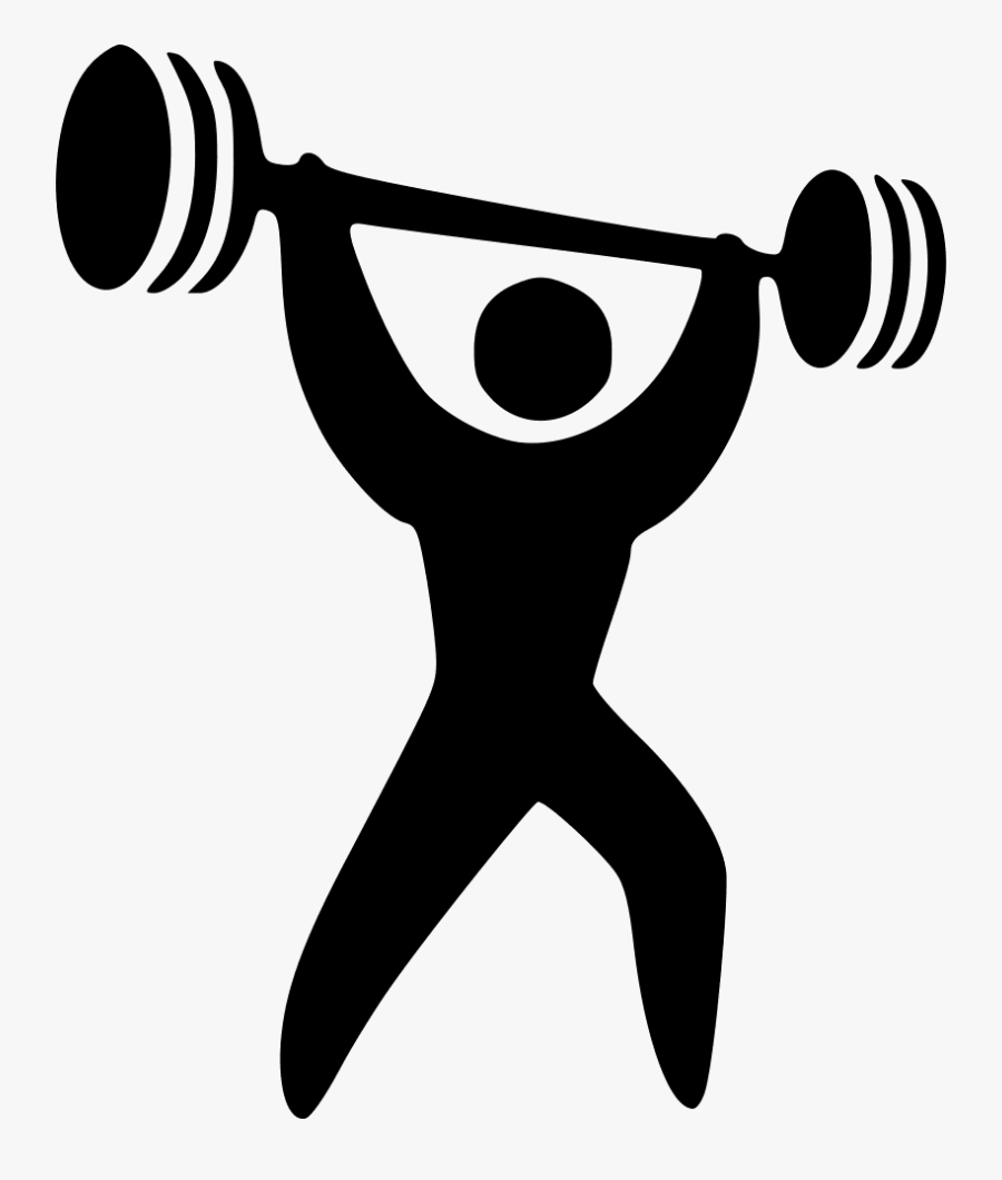Dumbbell Exercise Line Art , Free Transparent Clipart - ClipartKey