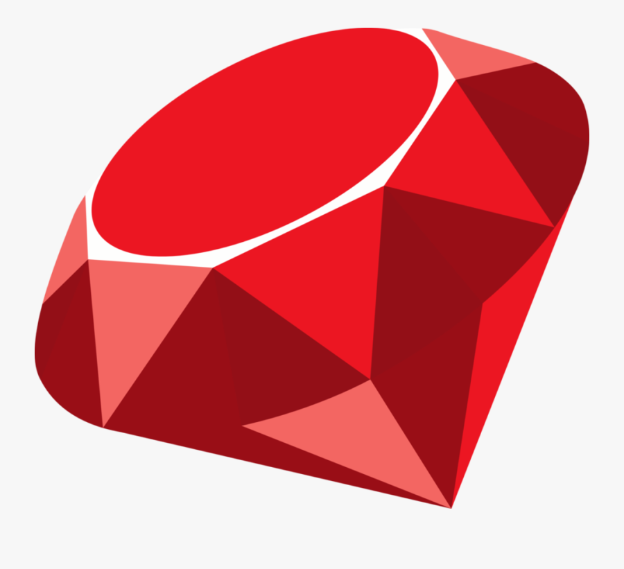Ruby Stone Gem - Ruby Programming Language Logo, Transparent Clipart
