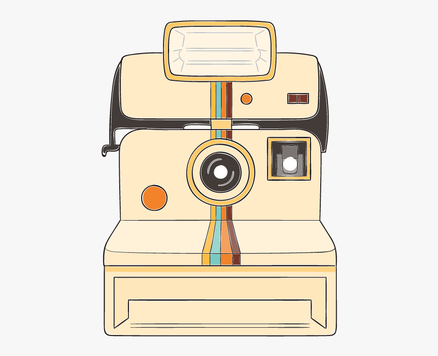 Film Clipart Polaroid - Polaroid Camera Clipart Png, Transparent Clipart