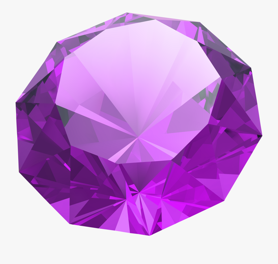 Purple Diamond Drawing Png, Transparent Clipart